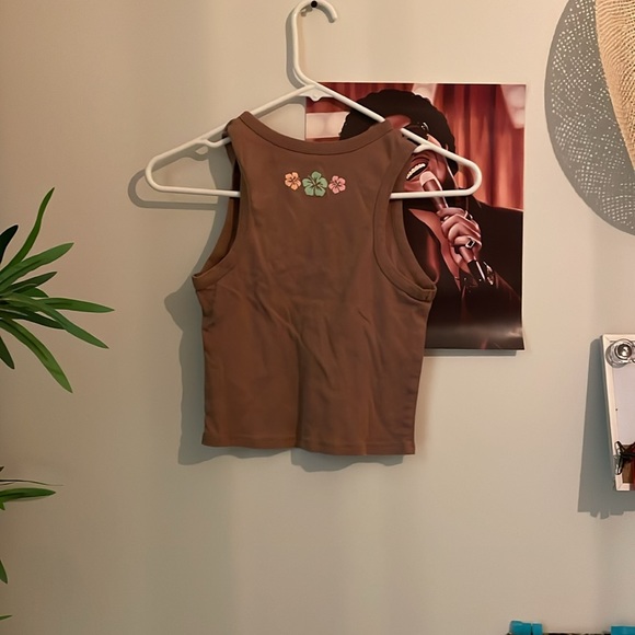 brown “waikiki beach” tank top - Picture 2 of 2